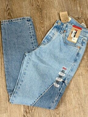 Levi's 501 Woman's Light Blue Denim Jeans
